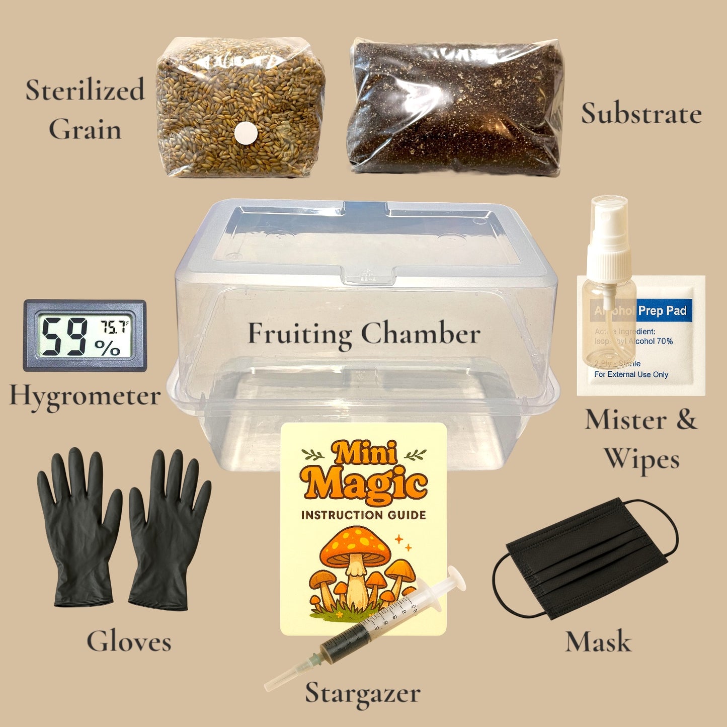 Mini Magic Kit (DubTub) - All in One Mushroom Grow Kit